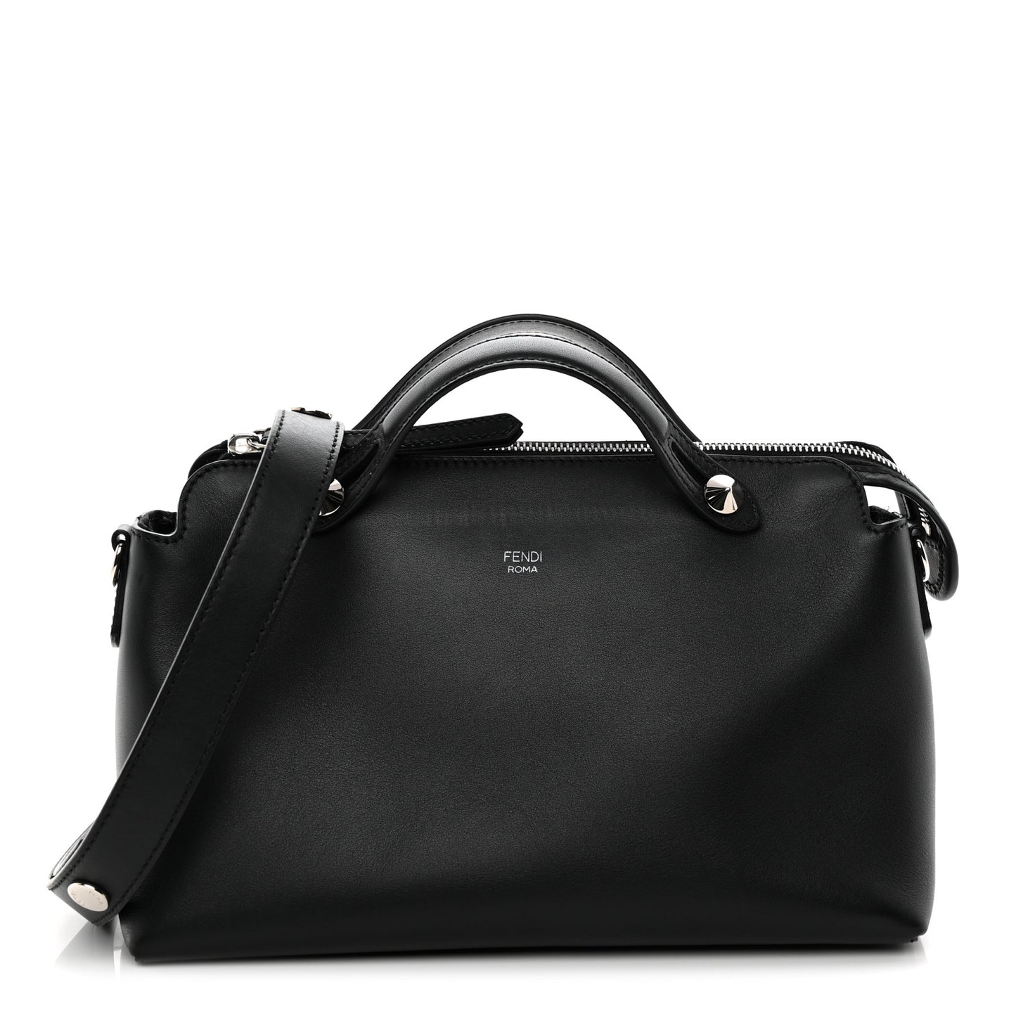 Vitello Dolce Medium By The Way Boston Bag Black