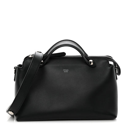 Fendi Vitello Dolce Medium By The Way Boston Bag Black 1 of 11