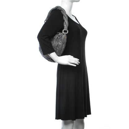 Louis Vuitton Lambskin Olympe Nimbus PM Anthracite 2 of 10