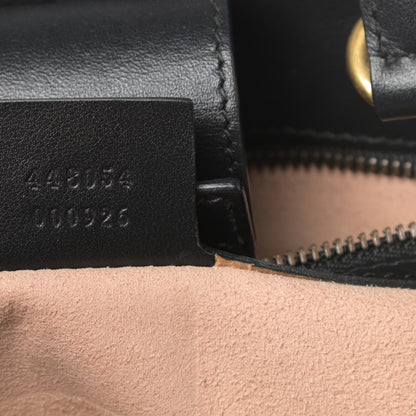Gucci Calfskin Matelasse Small GG Marmont Tote Black 7 of 11