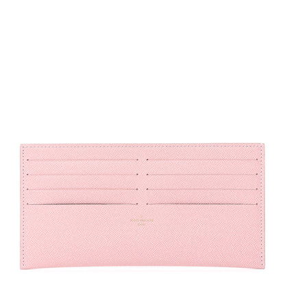 Louis Vuitton Calfskin Felicie Card Holder Insert Rose Ballerine 1 of 5