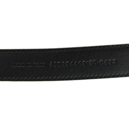 Saint Laurent Smooth Calfskin Monogram Square Buckle Belt 80 32 Dark Beige 5 of 5