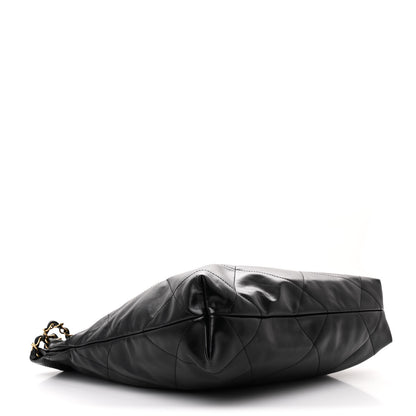 Chanel Shiny Calfskin Quilted Small Chanel 22 Black 5 of 12