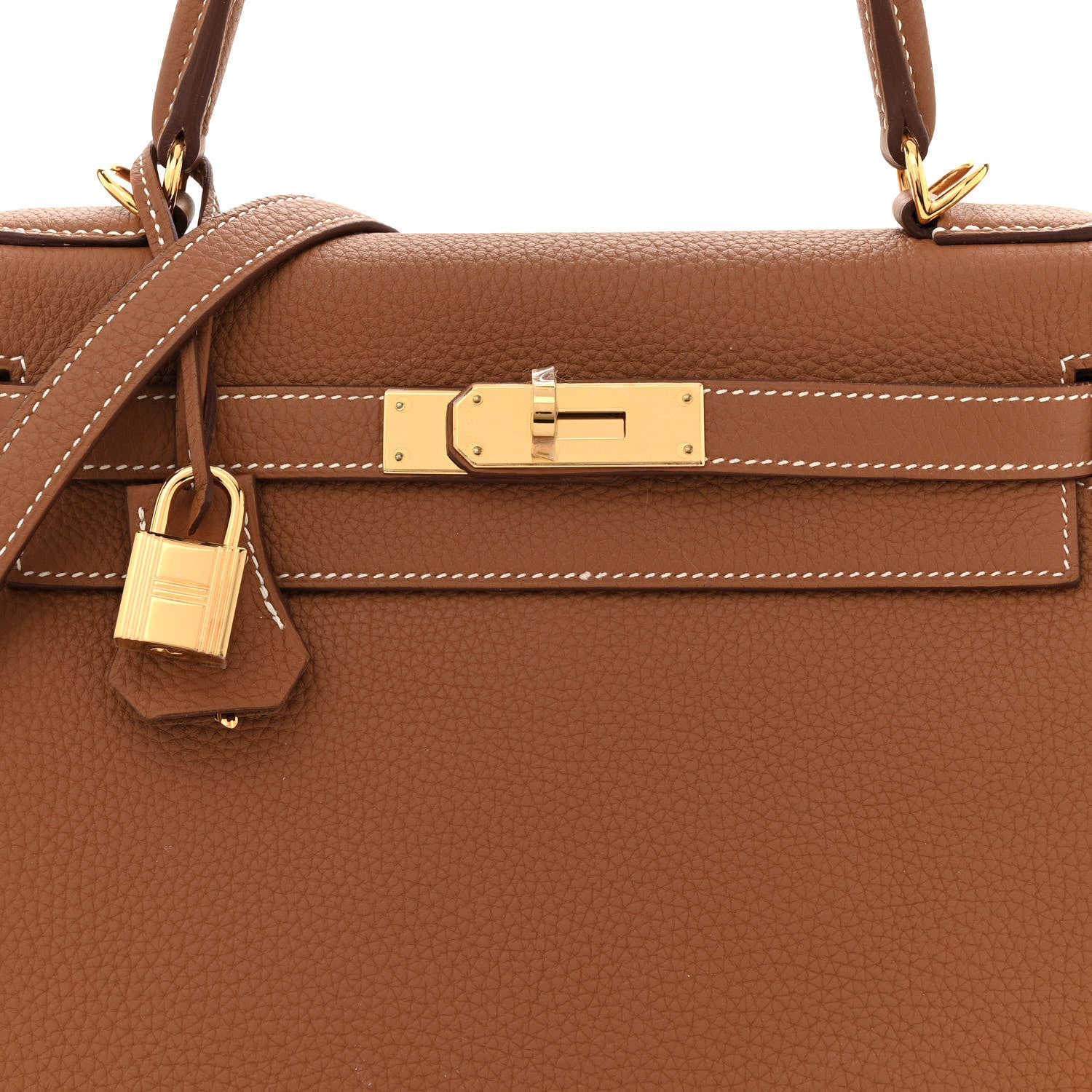 Hermes Togo Kelly Retourne 28 Gold 8 of 12