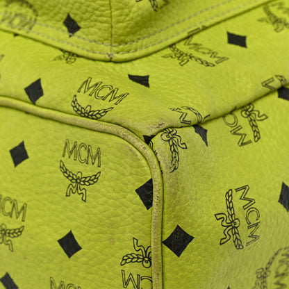 MCM Visetos Crown Stud Large Stark Backpack Green 14 of 23