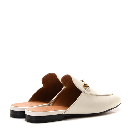 Gucci Malaga Kid Womens Princetown Slippers 38 Mystic White 4 of 6