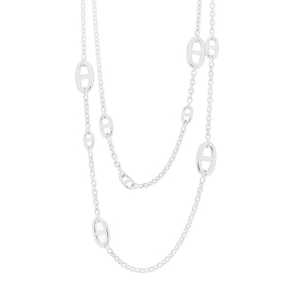 Hermes Sterling Silver Farandole Necklace 120 1 of 6