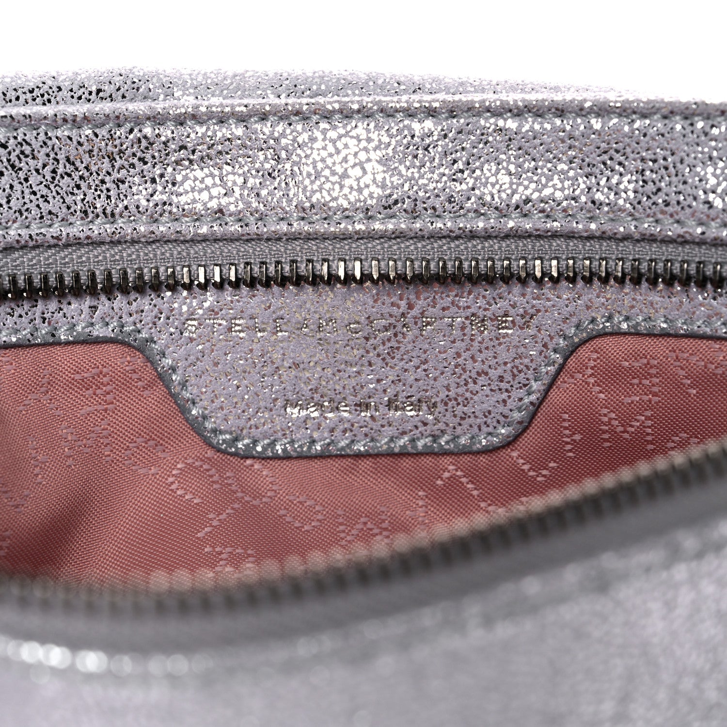 Stella McCartney Shaggy Deer Falabella Fold Over Clutch Silver 6 of 12