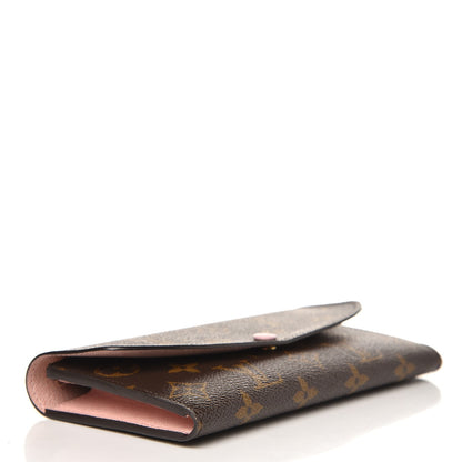 Louis Vuitton Monogram Emilie Wallet Rose Ballerine 5 of 10