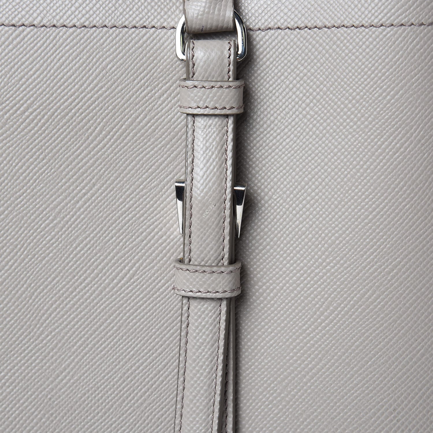 Prada Saffiano Cuir Small Double Handle Tote Pomice 12 of 12