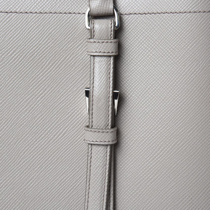 Prada Saffiano Cuir Small Double Handle Tote Pomice 12 of 12