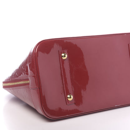 Louis Vuitton Vernis Alma GM Pomme D'Amour 9 of 11