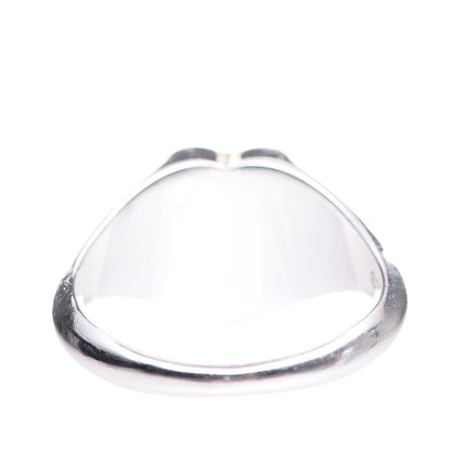 Tiffany Sterling Silver Return to Tiffany Heart Signet Ring 52 6 4 of 6