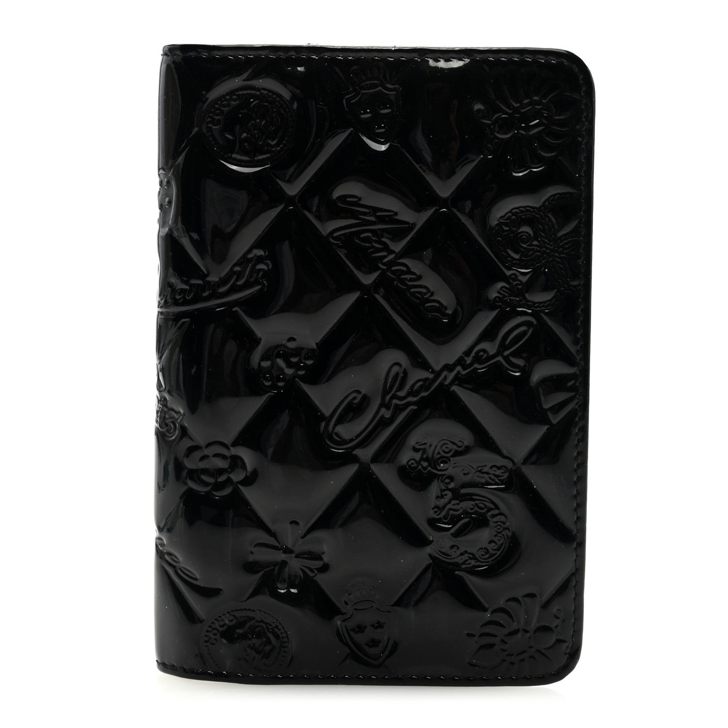 Chanel Patent Calfskin Lucky Symbols Agenda Cover Black 1 of 6