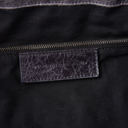 Balenciaga Agneau Classic Hardware Weekender Ink 8 of 11