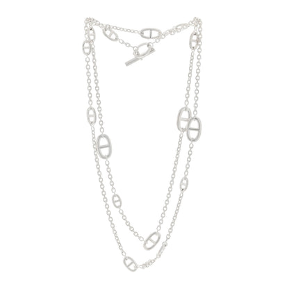Hermes Sterling Silver Farandole Necklace 120 2 of 3