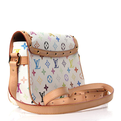 Louis Vuitton Monogram Multicolor Sologne White 3 of 12