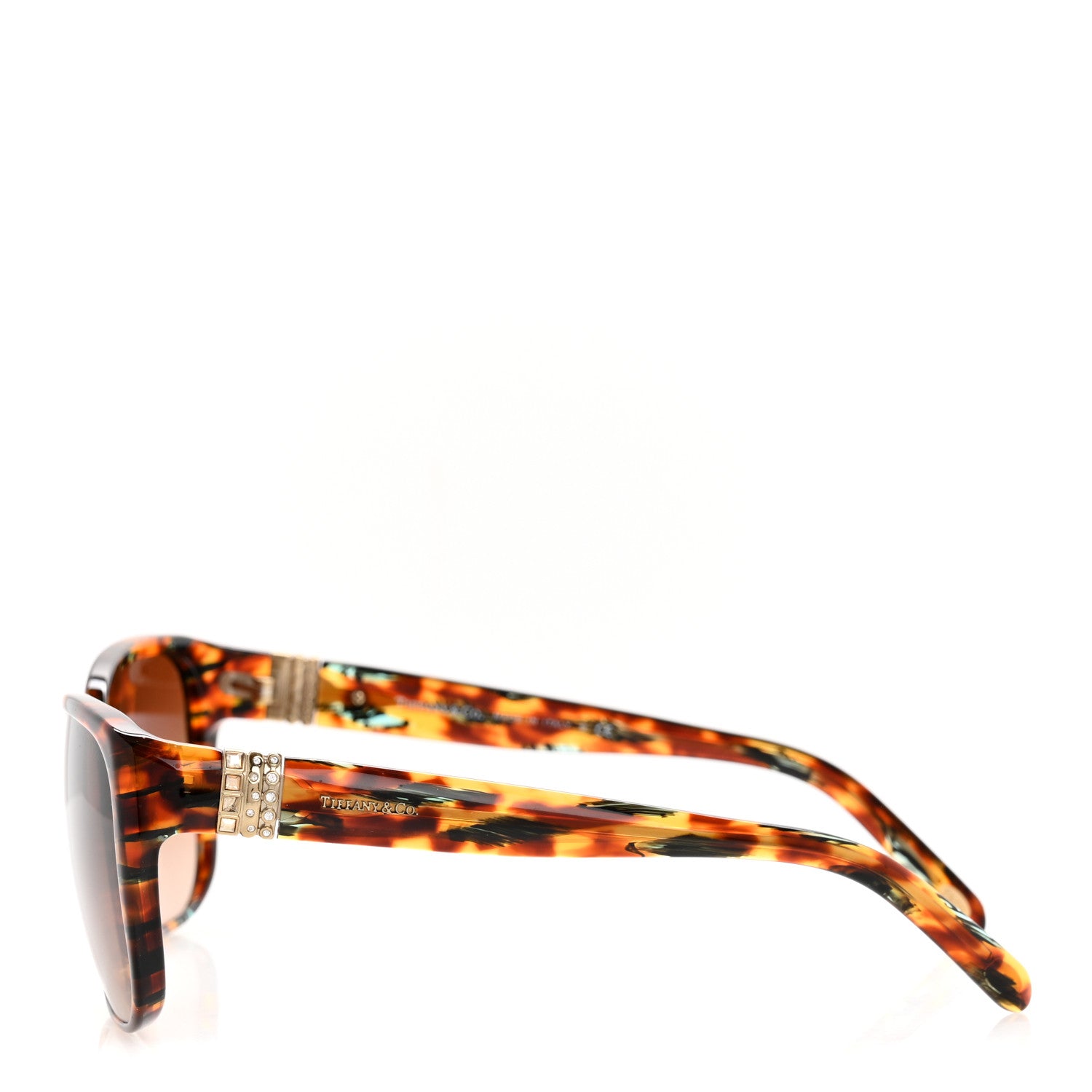 Tiffany Crystal TF4078-B Sunglasses Havana 5 of 18