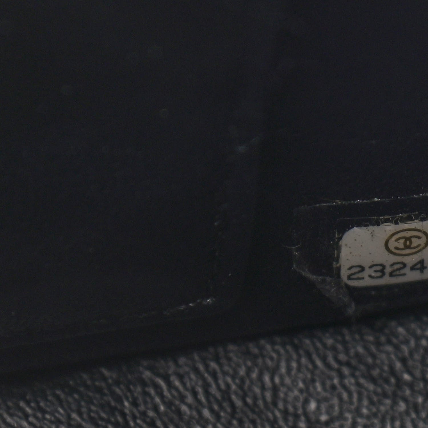 Chanel Lambskin Cross Stitch Small Coco Handle Flap Dark Black 9 of 10