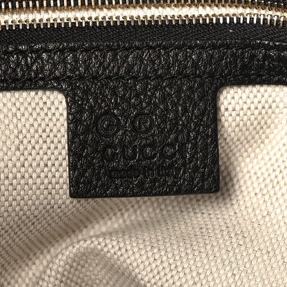 Gucci Pebbled Calfskin Medium Soho Chain Shoulder Bag Black 6 of 10