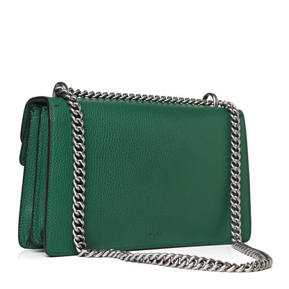 Gucci Pebbled Calfskin Small Dionysus Shoulder Bag Emerald 3 of 14