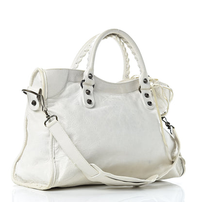 Balenciaga Agneau Classic Hardware City White 3 of 17