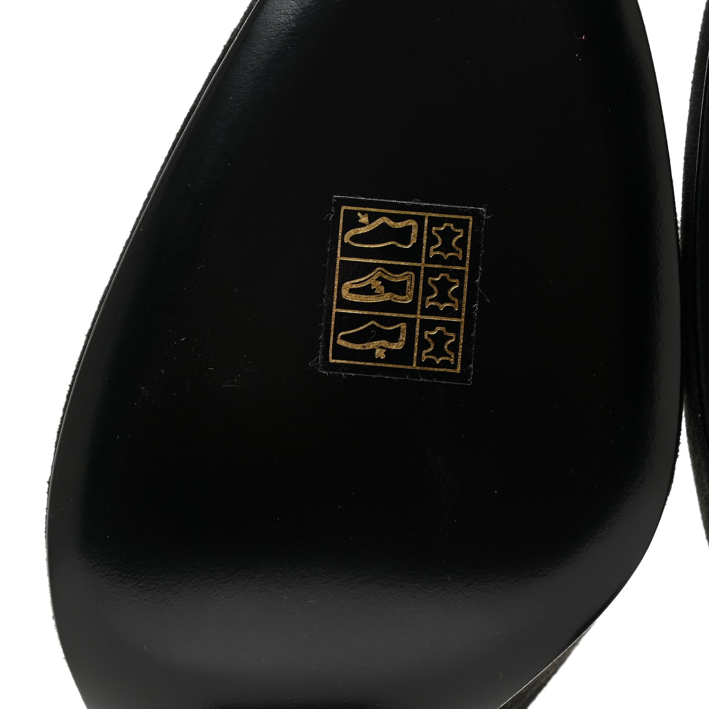 Suede Goatskin Baby 90 Pump 38 Black