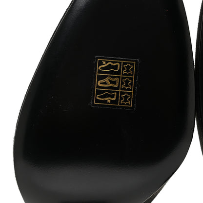 Hermes Suede Goatskin Baby 90 Pump 38 Black 6 of 12