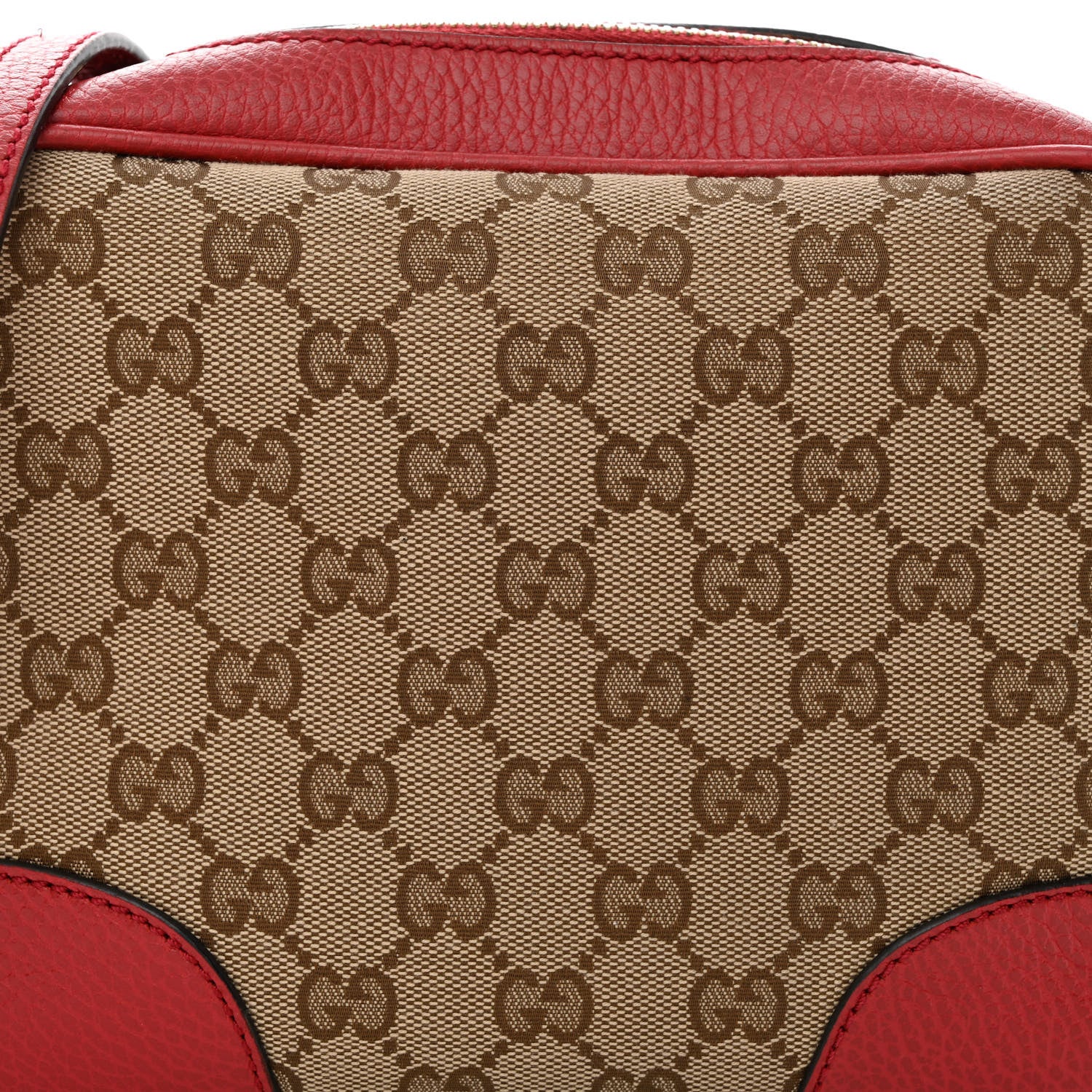 Gucci Monogram Mini Bree Messenger Bag Red 8 of 11
