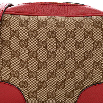 Gucci Monogram Mini Bree Messenger Bag Red 8 of 11