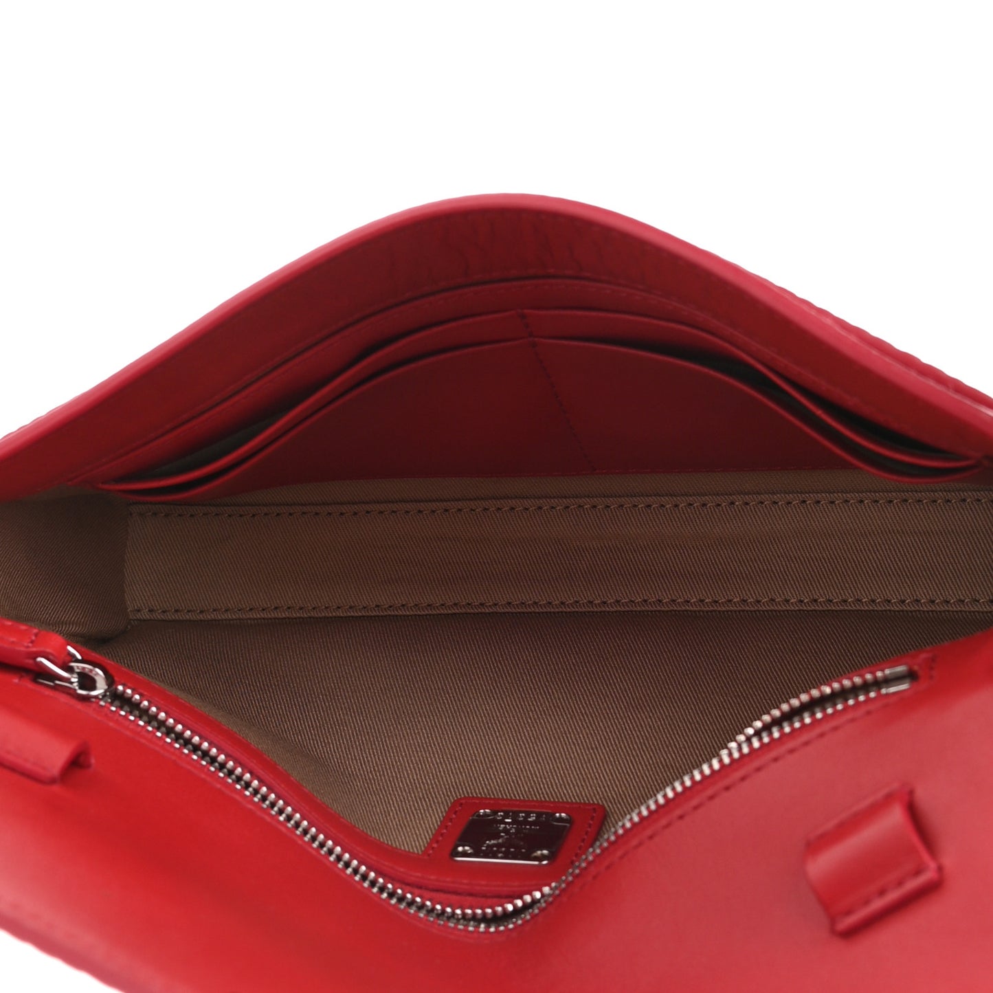 Visetos Monogram Medium Millie Crossbody Bag Ruby Red