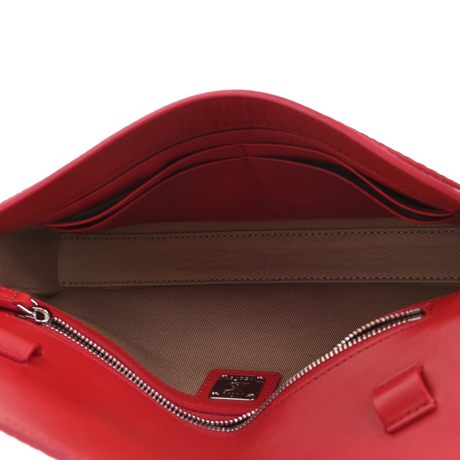 MCM Visetos Monogram Medium Millie Crossbody Bag Ruby Red 5 of 10
