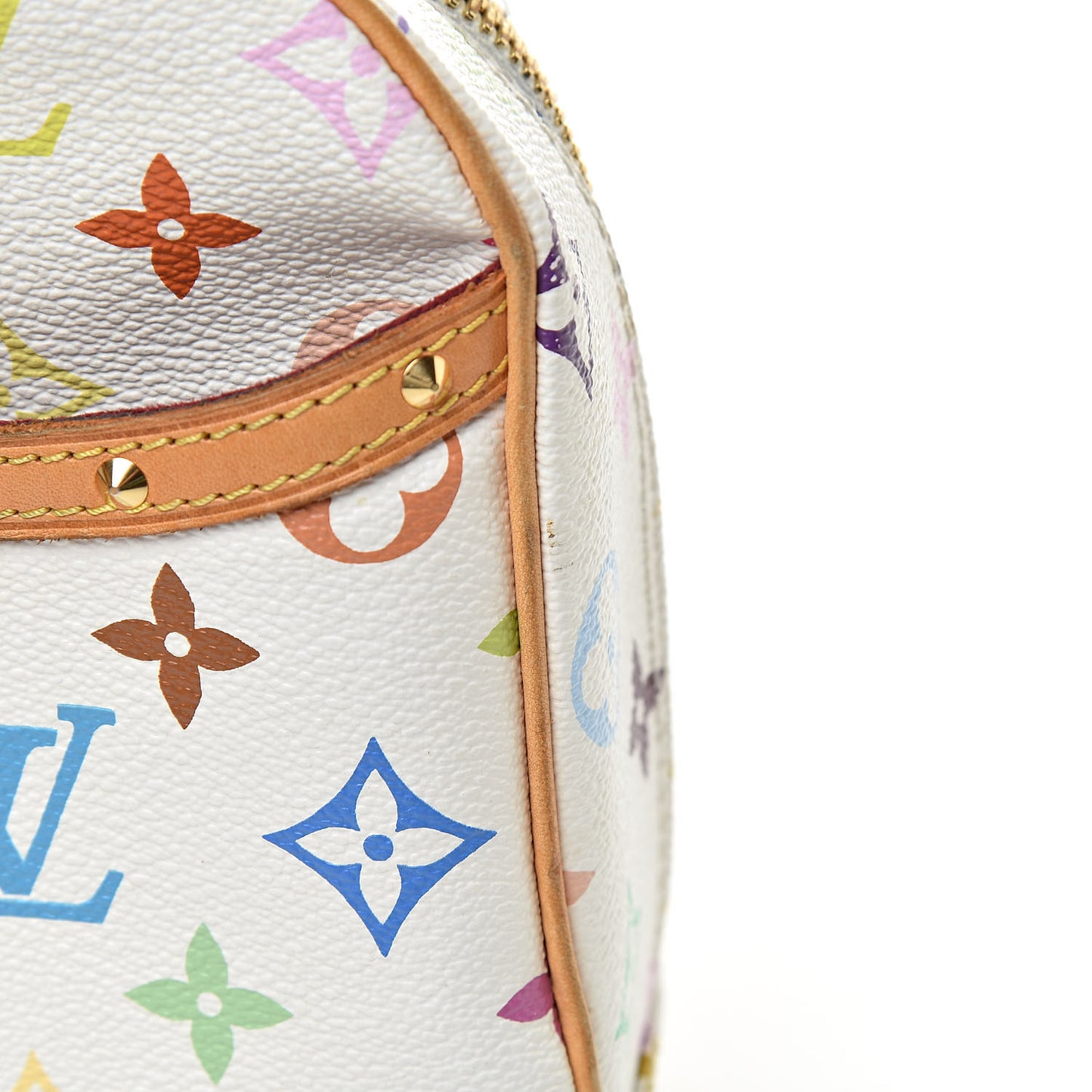 Monogram Multicolor Trouville White