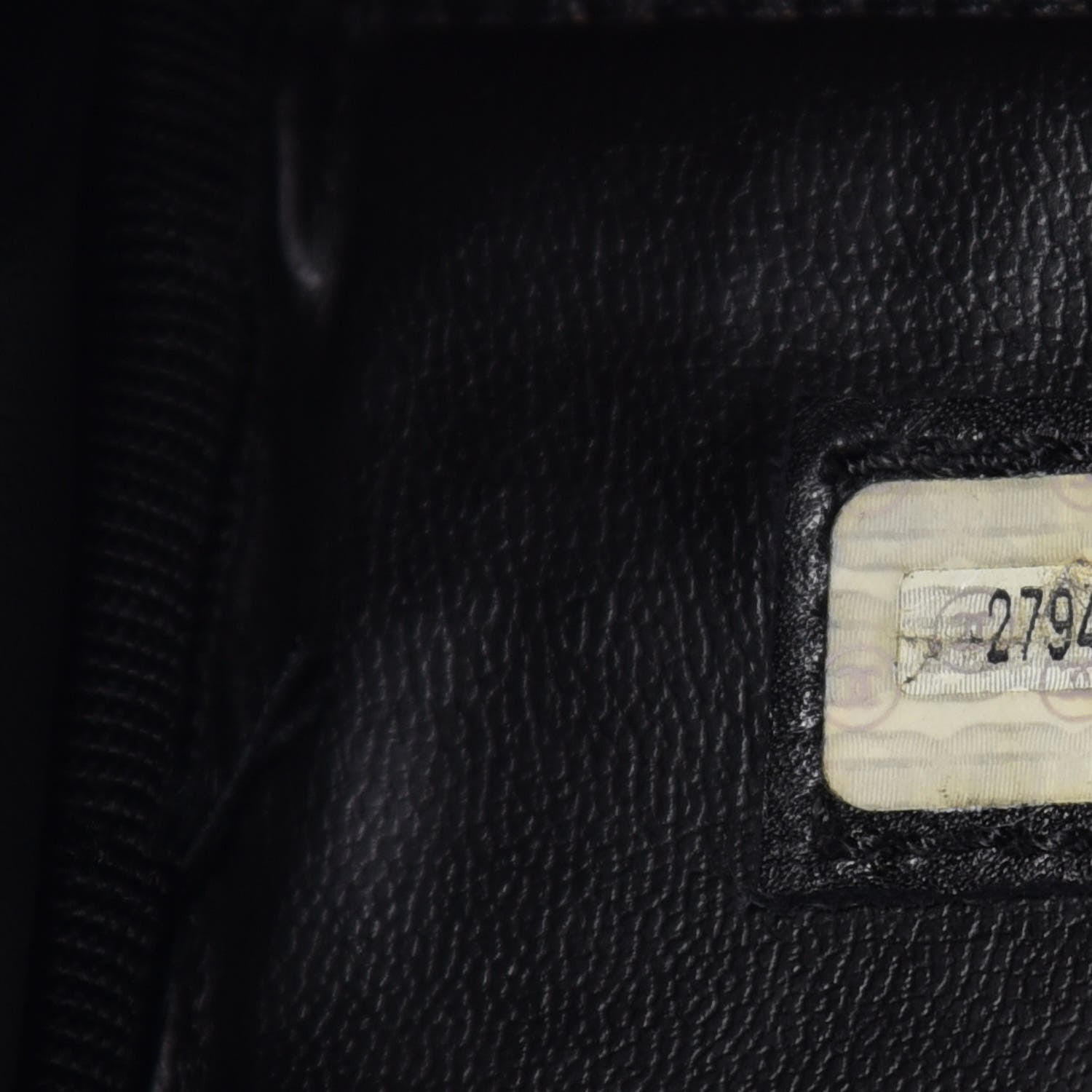Chanel Calfskin Stitched CC Boston Black 7 of 12
