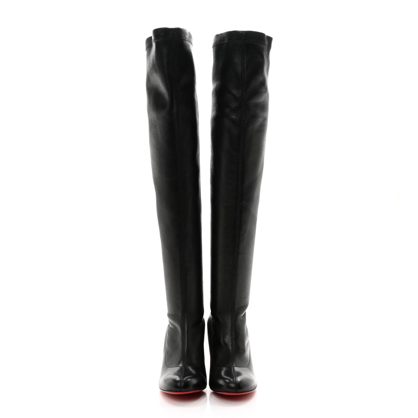 Nappa Spiked Study Stretch 85 Over The Knee Boots 35.5 Black