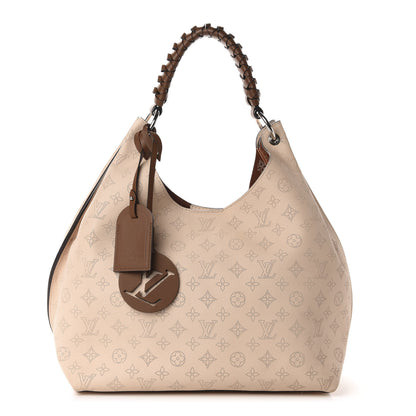 Louis Vuitton Mahina Carmel Hobo Creme 1 of 10