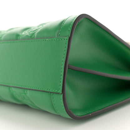 Gucci Calfskin GG Matelasse Large Slim Chain Shoulder Bag Spring Green Natural 10 of 10