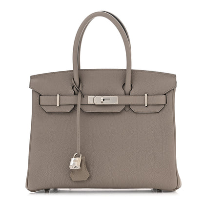 Hermes Togo BIRKIN 30 Gris Asphalte 1 of 11