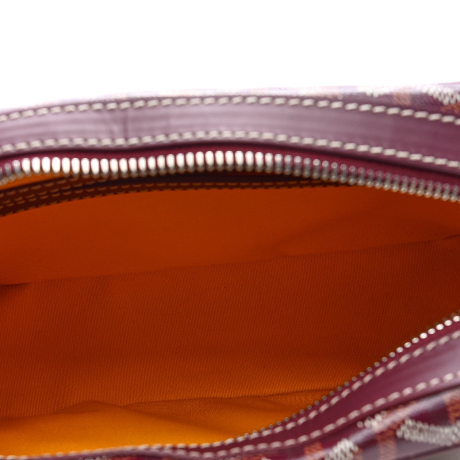 Goyard Goyardine Coeur Sac Cap Vert Burgundy 4 of 8