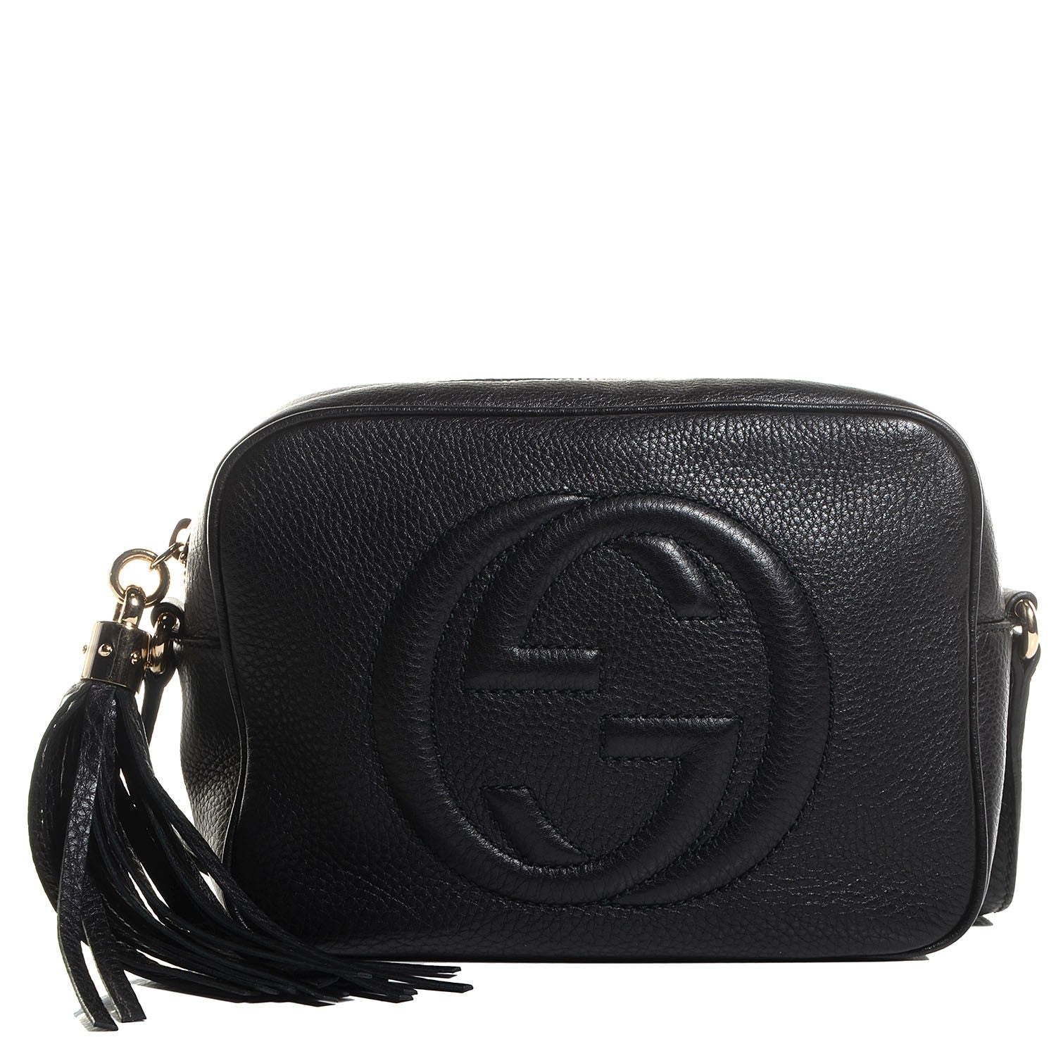 Gucci Pebbled Calfskin Small Soho Disco Bag Black 1 of 9