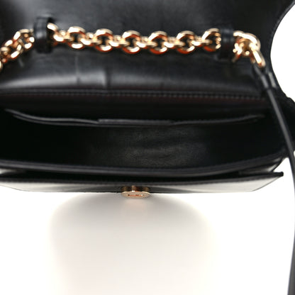 Salvatore Ferragamo Calfskin Large Vela Flap Bag Black 5 of 10