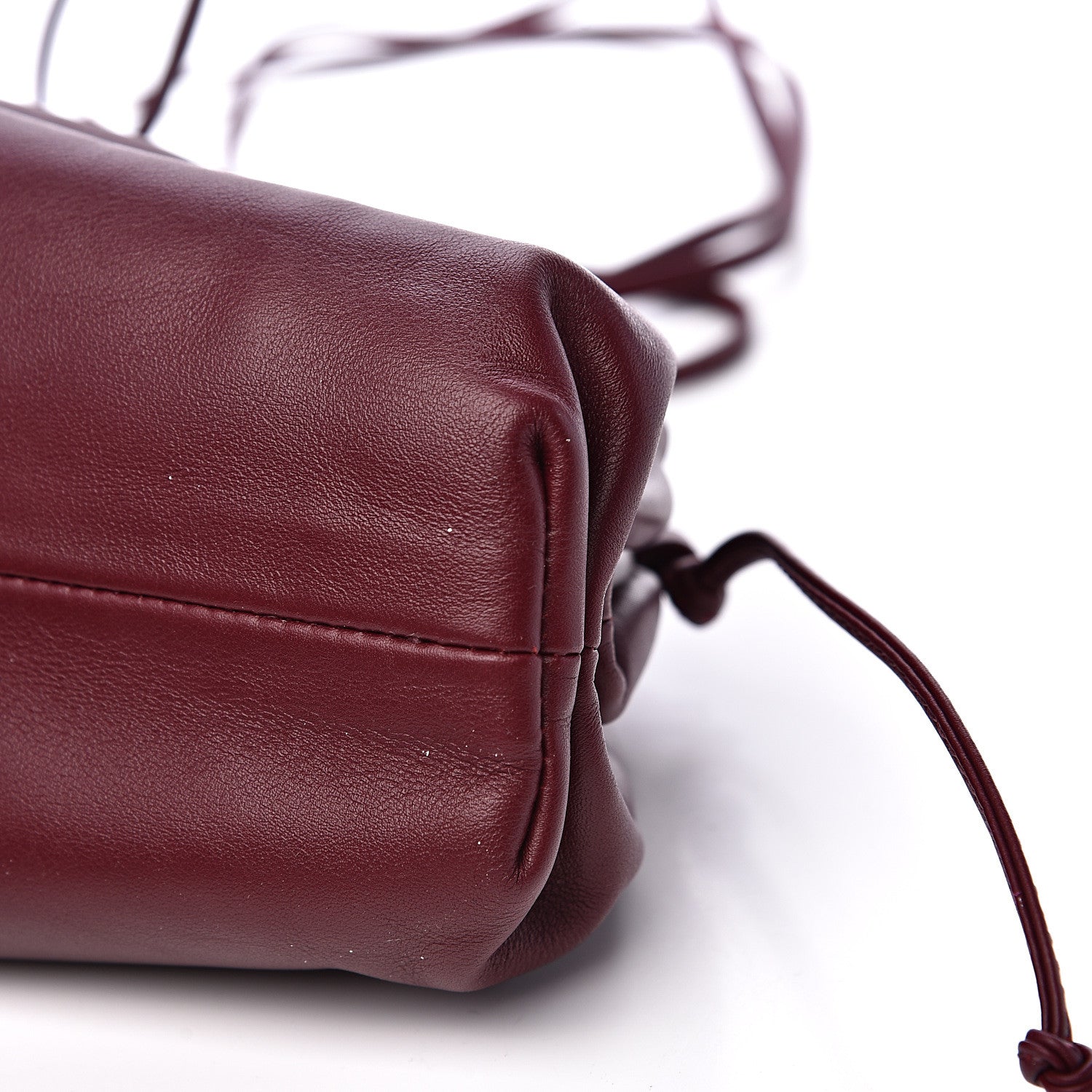 Bottega Veneta Butter Calfskin The Mini Pouch Bordeaux 9 of 9