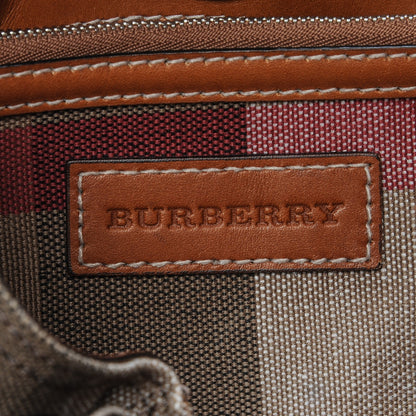 Burberry Canvas Mega Check Medium Maidstone Saddle Brown 6 of 10