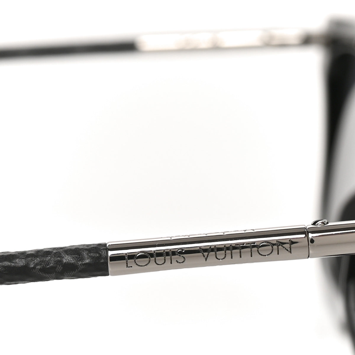 Louis Vuitton Acetate Monogram Blaze Square Sunglasses Z1830U Black 6 of 7