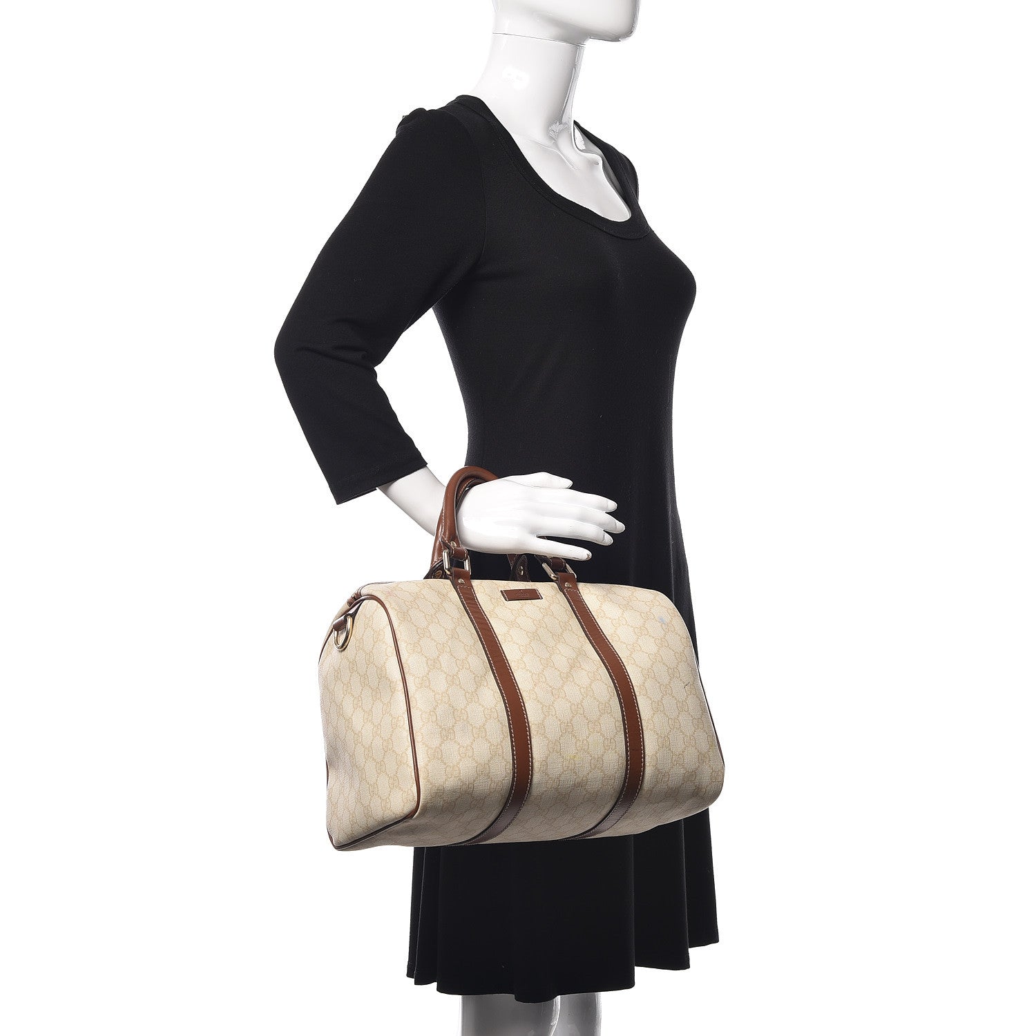 Gucci GG Plus Monogram Medium Joy Boston Tan 2 of 24
