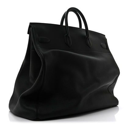 Hermes Togo HAC Travel Birkin 50 Black 2 of 14