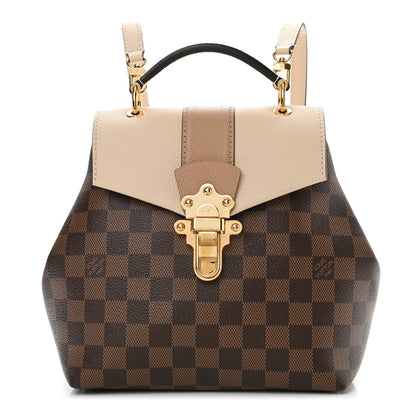 Louis Vuitton Damier Ebene Clapton Backpack Creme 1 of 11