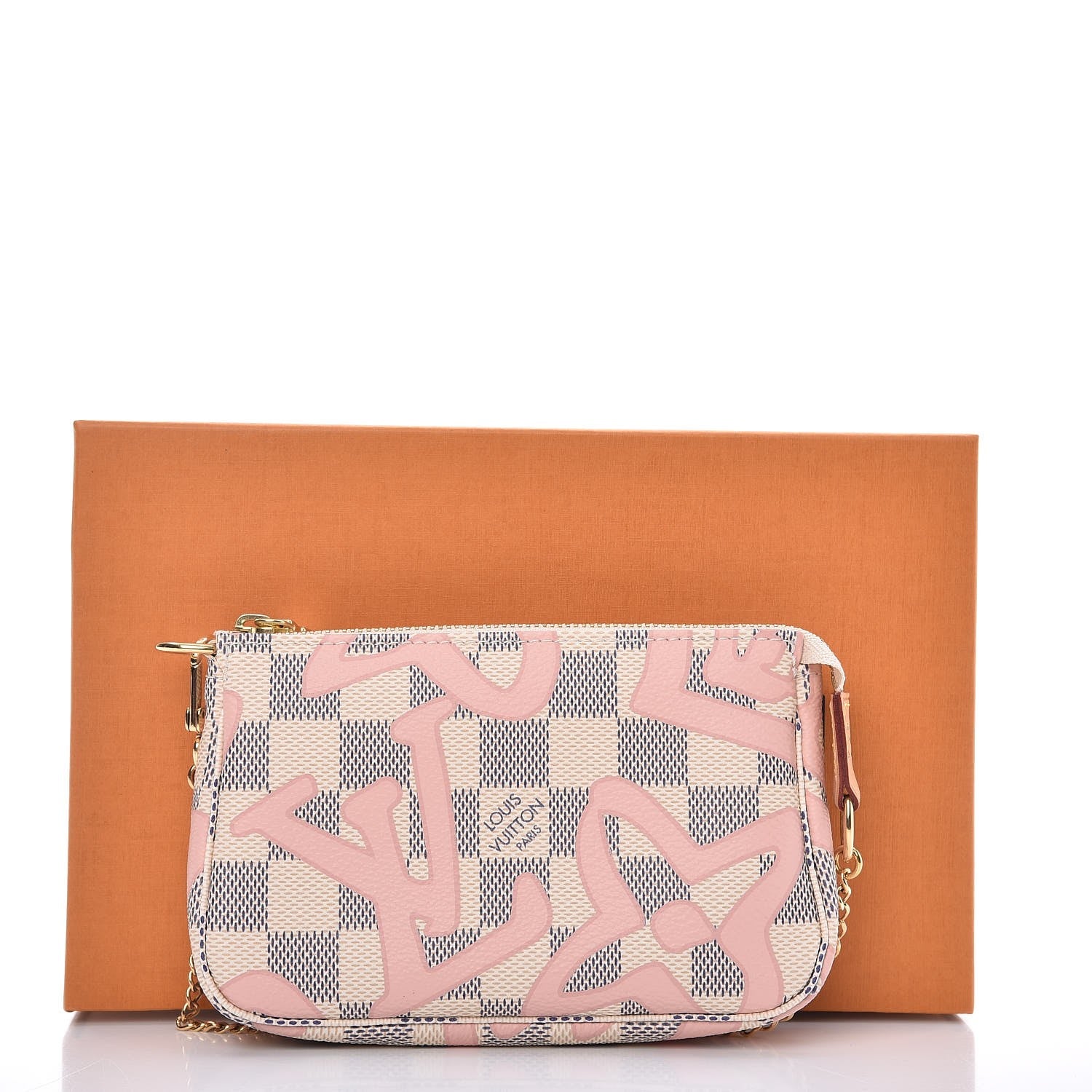 Louis Vuitton Damier Azur Tahitienne Mini Pochette Accessories 9 of 9