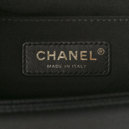 Chanel Caviar Quilted Medium Boy Flap Black 6 of 10