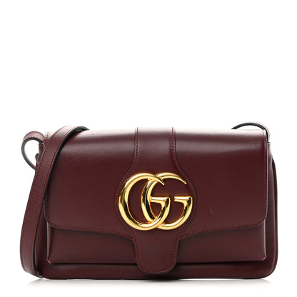 Gucci Vitello Palmellato Lux Small Arli Flap Shoulder Bag Vintage Bordeaux 1 of 19